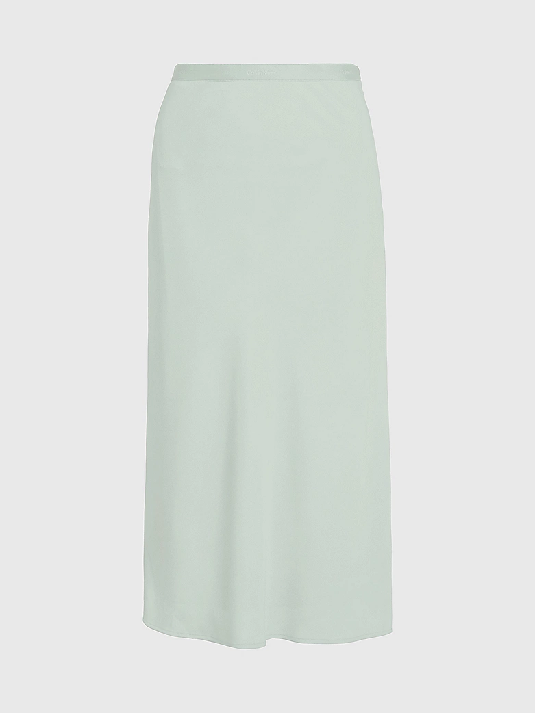 Jupe slim mi-longue en crêpe - CALVIN KLEIN