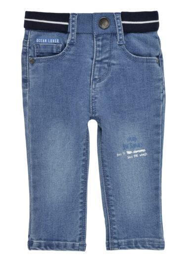 Jeans élastiques à la taille - IKKS