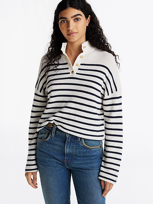 Pull en laine majoritaire - TOMMY HILFIGER