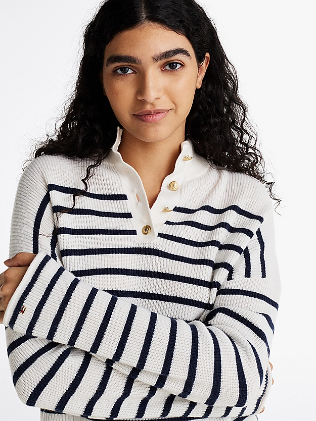Pull en laine majoritaire - TOMMY HILFIGER