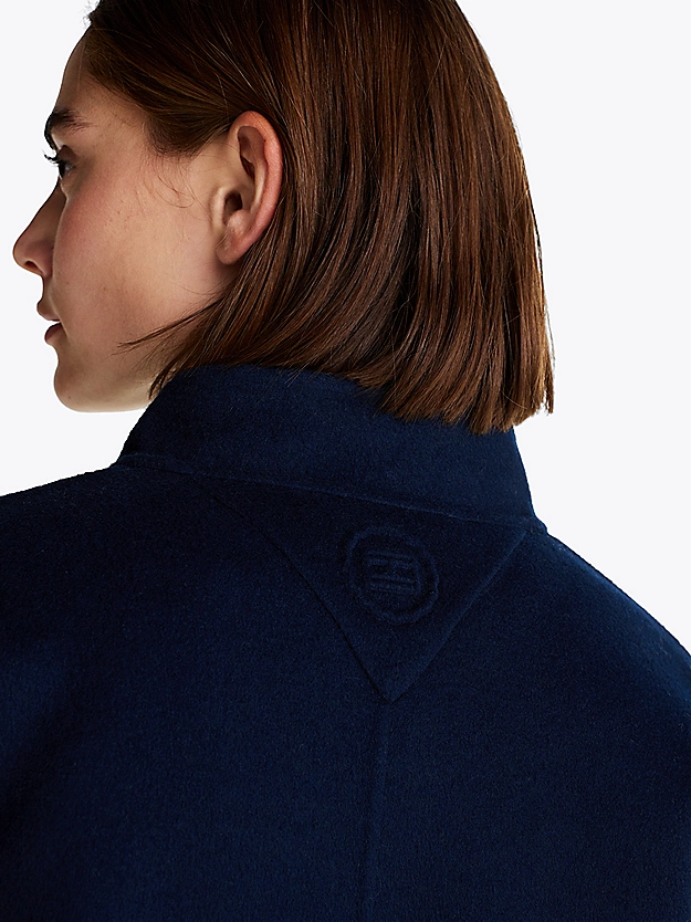 Veste en laine majoritaire à col baseball - TOMMY HILFIGER