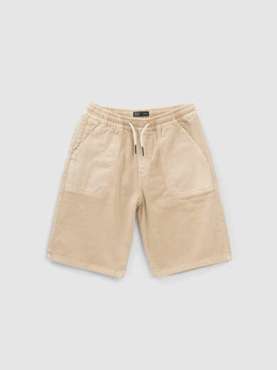 Bermuda beige décontracté avec taille élastique - IKKS