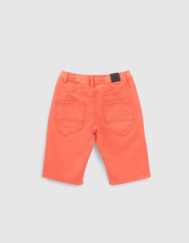 Bermuda orange foncé taille élastiquée - IKKS