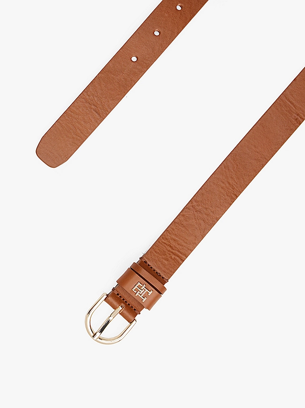 Ceinture Essential en cuir à monogramme TH - TOMMY HILFIGER