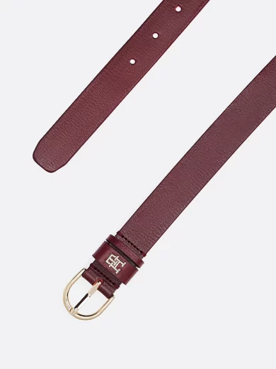 Ceinture Essential en cuir à monogramme TH - TOMMY HILFIGER