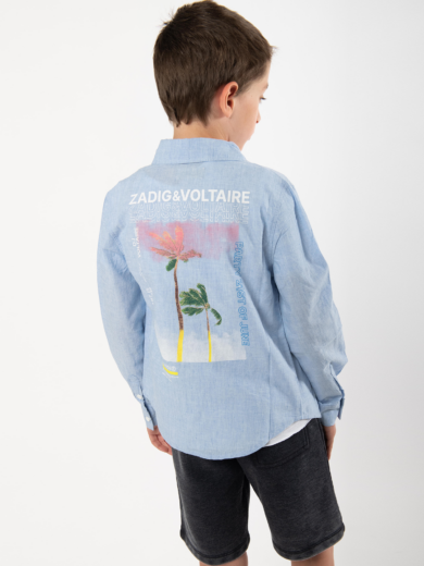 Chemise avec imprimé au dos - IKKS