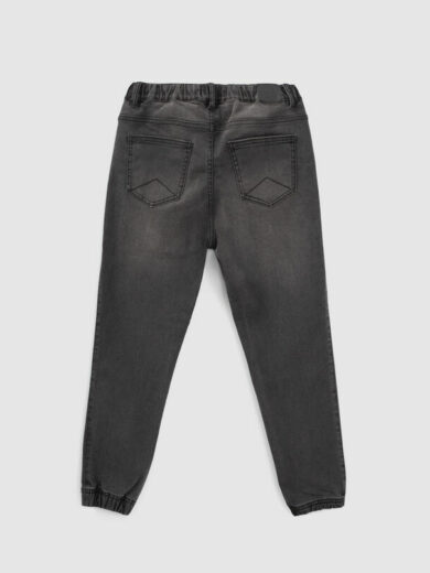 Jean JOGGER noir délavé - IKKS