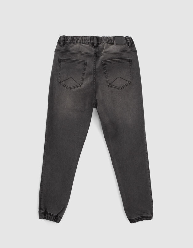 Jean JOGGER noir délavé - IKKS