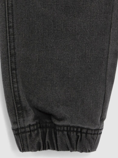 Jean JOGGER noir délavé - IKKS