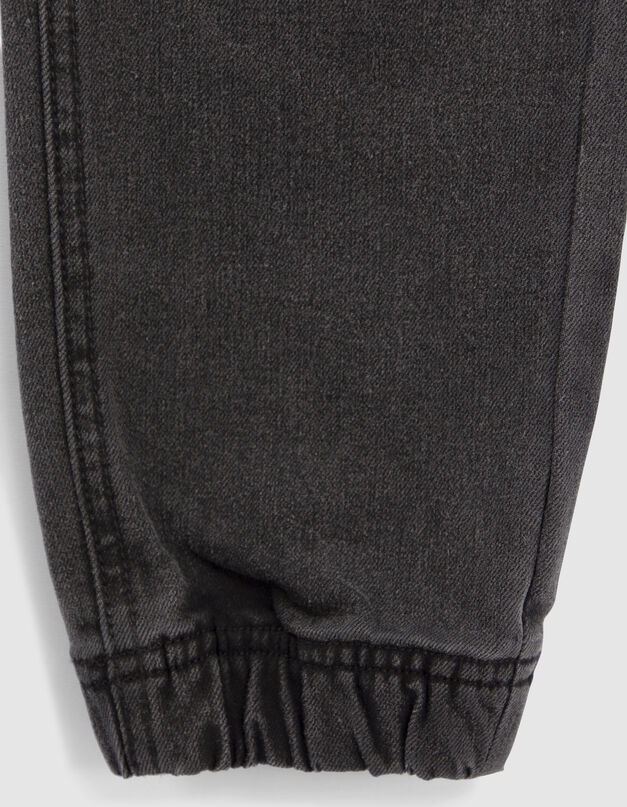 Jean JOGGER noir délavé - IKKS