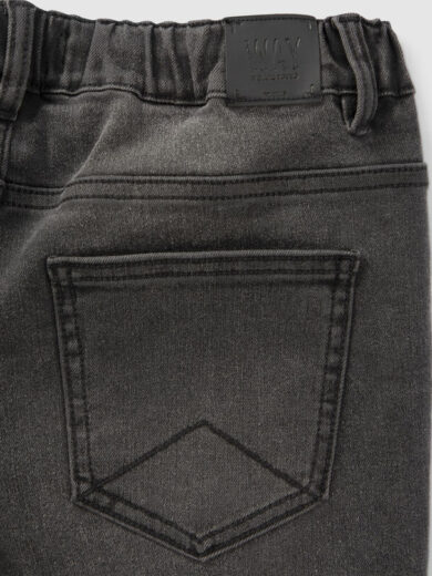 Jean JOGGER noir délavé - IKKS