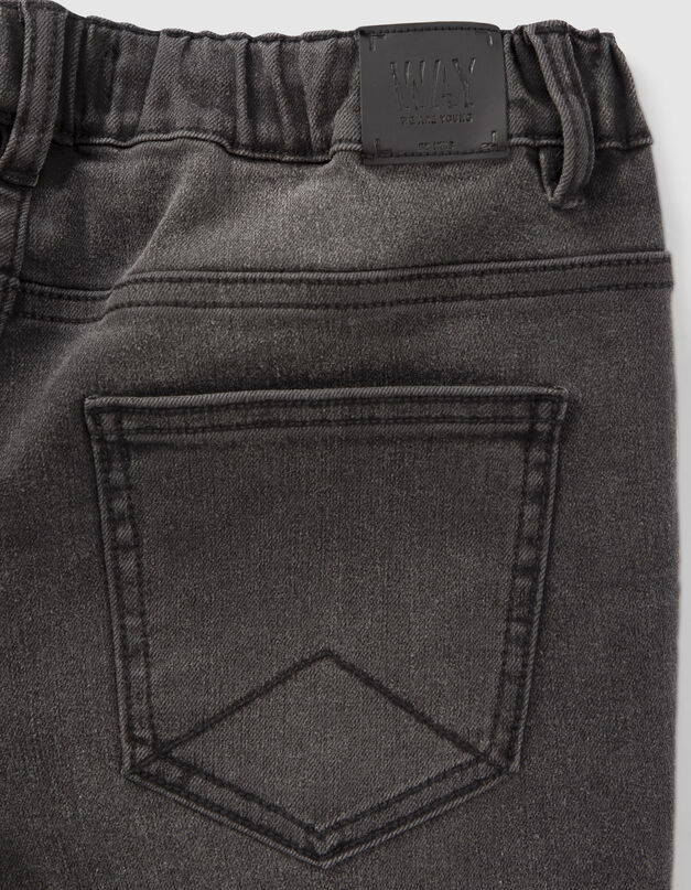 Jean JOGGER noir délavé - IKKS
