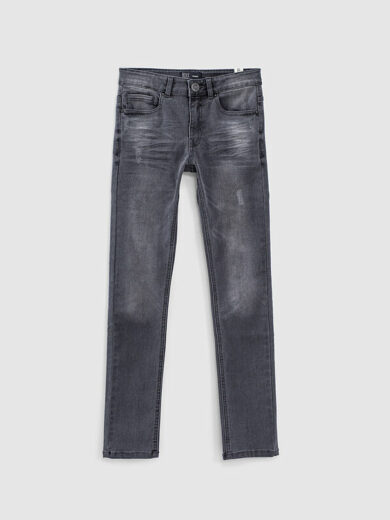 Jeans gris délavé - IKKS