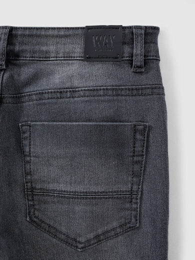 Jeans gris délavé - IKKS
