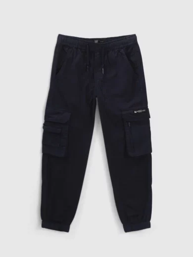 Jogging battle marine taille élastiquée - IKKS