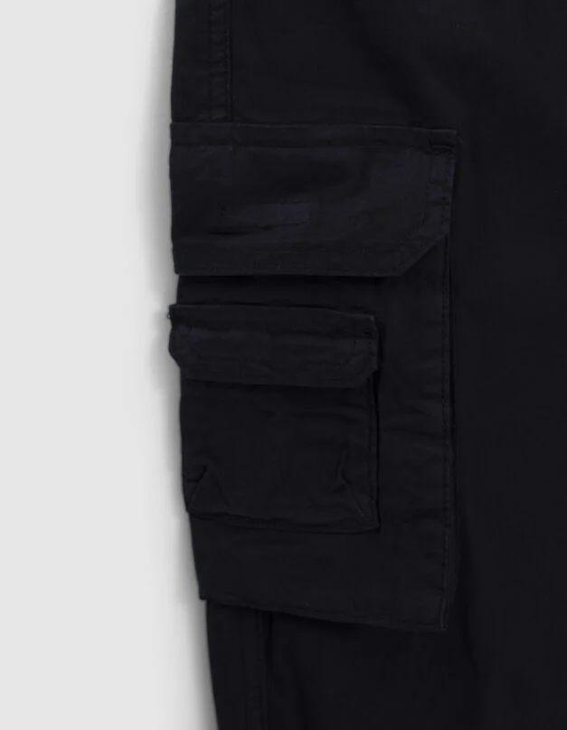 Jogging battle marine taille élastiquée - IKKS