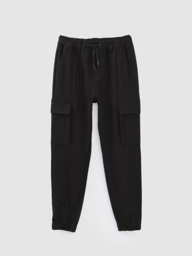 Pantalon noir esprit jogging - IKKS