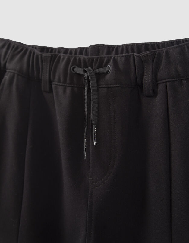 Pantalon noir esprit jogging - IKKS