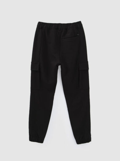 Pantalon BATTLE noir esprit jogging - IKKS