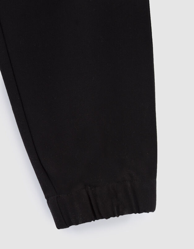 Pantalon noir esprit jogging - IKKS
