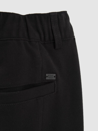 Pantalon BATTLE noir esprit jogging - IKKS