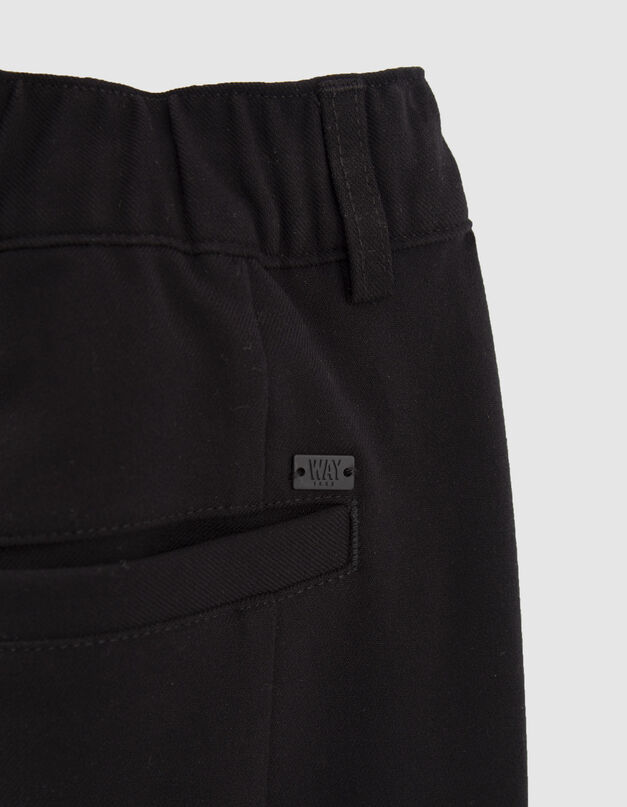 Pantalon BATTLE noir esprit jogging - IKKS