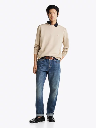 Sweat en maille technique à col ras-du-cou - TOMMY HILFIGER