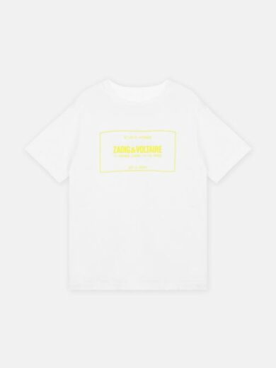 T-shirt manche courte jaune -Zadig&Voltaire