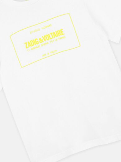 T-shirt manche courte jaune -Zadig&Voltaire