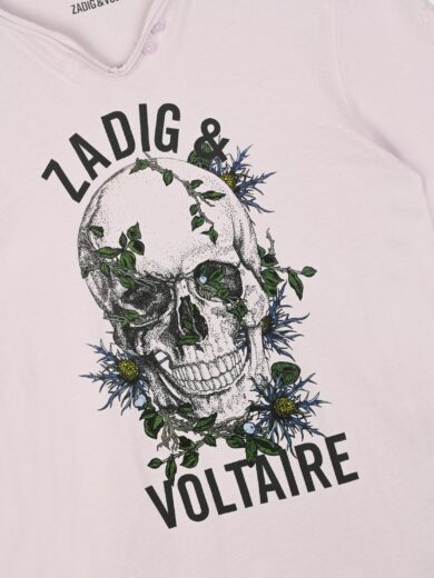 T-shirt manche courte rose - Zadig&Voltaire