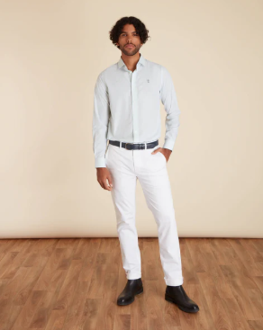 Chemise Regular à Fines Rayures - VICOMTE A.