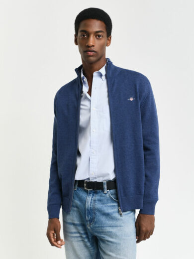 Cardigan zippé Casual Coton - GANT