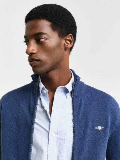Cardigan zippé Casual Coton - GANT