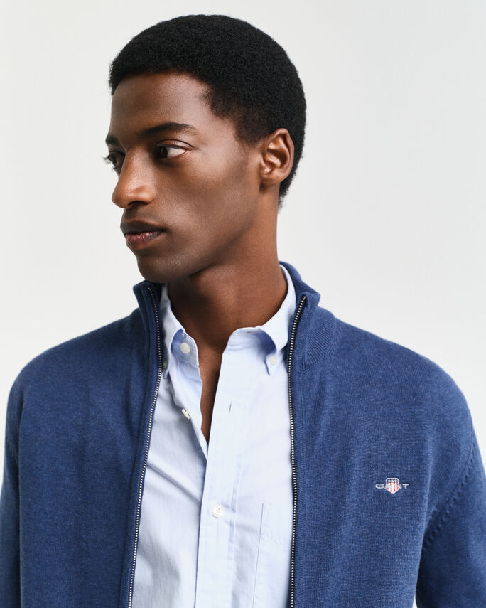 Cardigan zippé Casual Coton - GANT