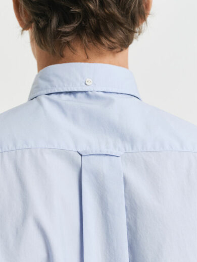 Chemise coupe regular à manches courtes en popeline - GANT