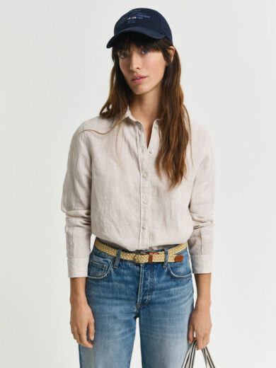 Chemise coupe regular en lin - GANT
