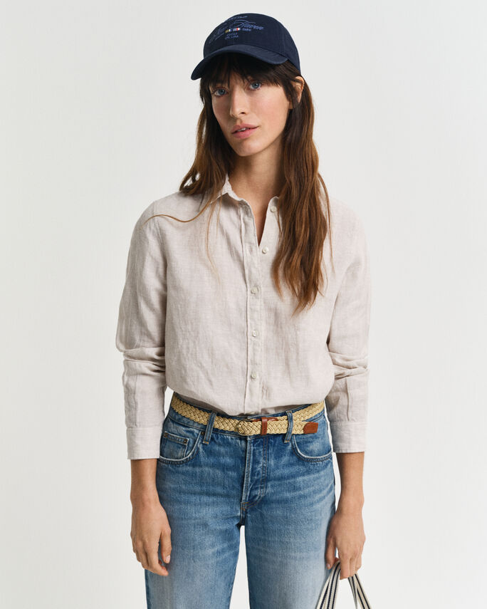 Chemise coupe regular en lin - GANT