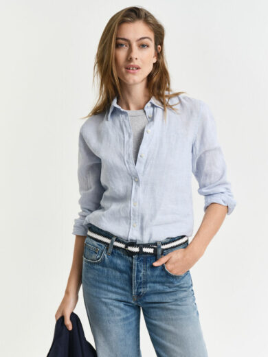 Chemise coupe regular en lin - GANT