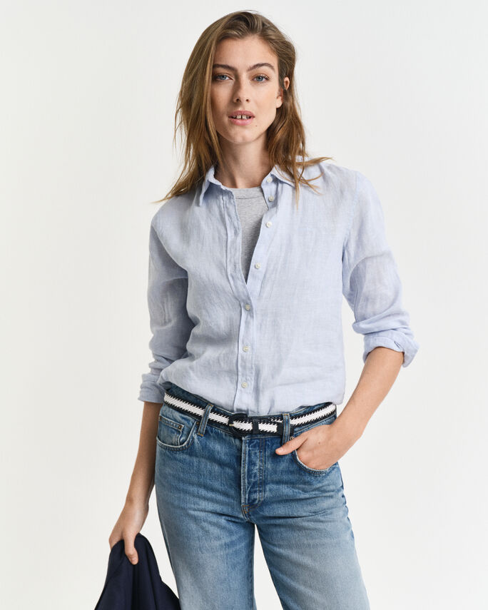 Chemise coupe regular en lin - GANT