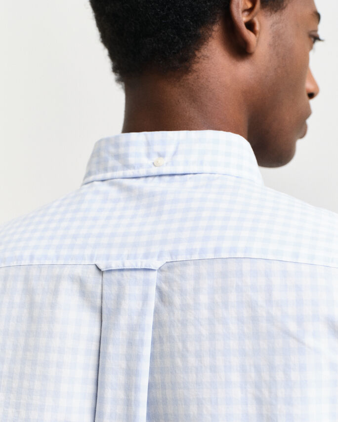 Chemise coupe regular en popeline à carreaux vichy - GANT