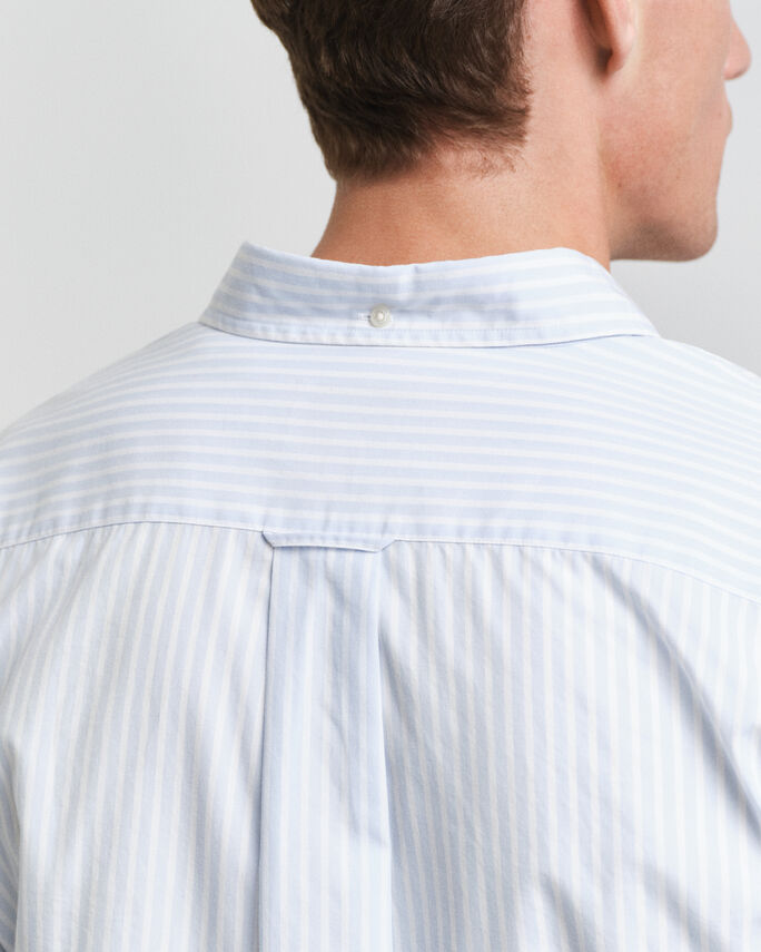 Chemise coupe regular en popeline à rayures classique - GANT