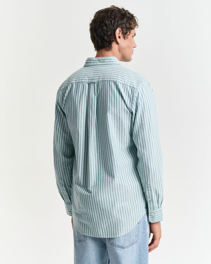 Chemise regular fit en coton Oxford classique à rayures - GANT