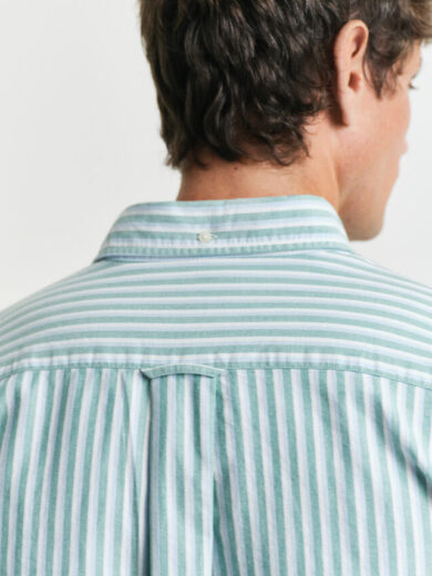 Chemise regular fit en coton Oxford classique à rayures - GANT