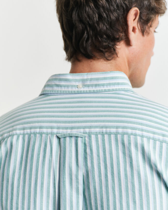 Chemise regular fit en coton Oxford classique à rayures - GANT