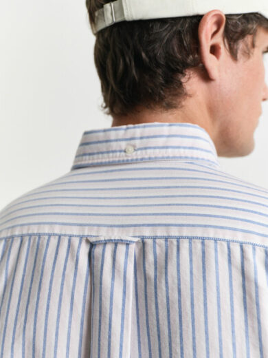 Chemise regular fit en coton Oxford classique à rayures - GANT