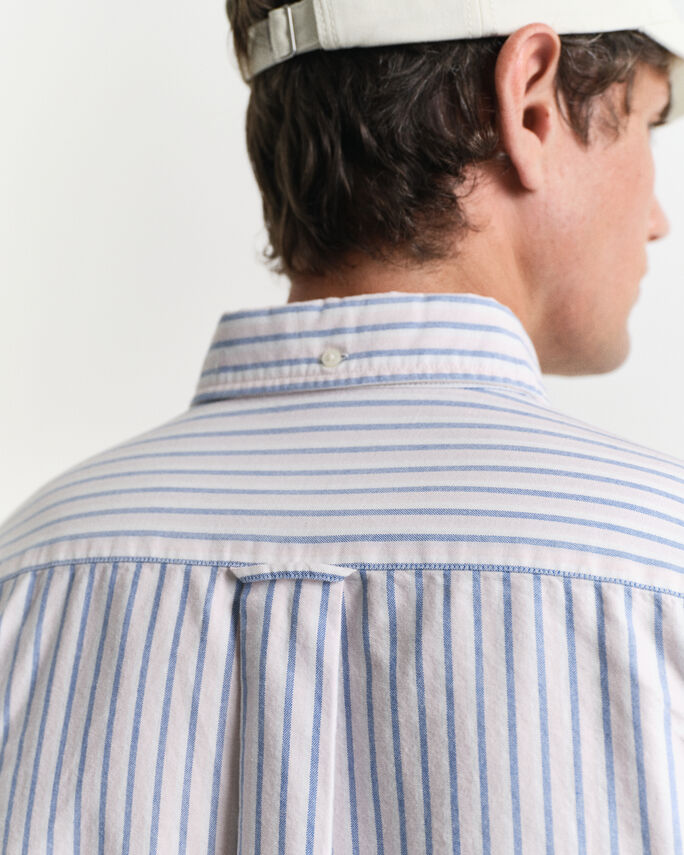 Chemise regular fit en coton Oxford classique à rayures - GANT