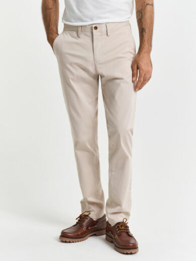Pantalon chino slim fit en sergé - GANT