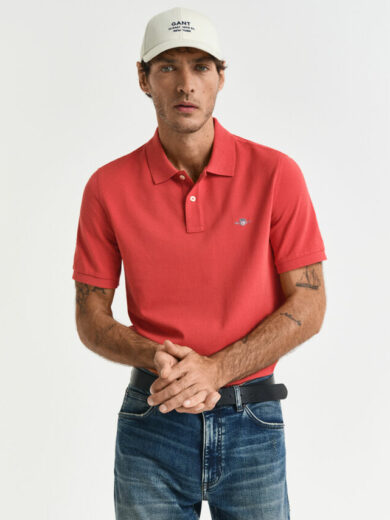 Polo regular fit en coton piqué Shield - GANT