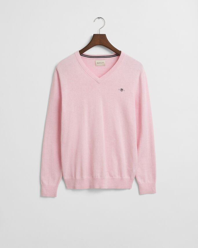 Pull col V en coton classique - GANT