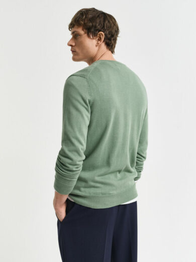 Pull col V en coton classique - GANT
